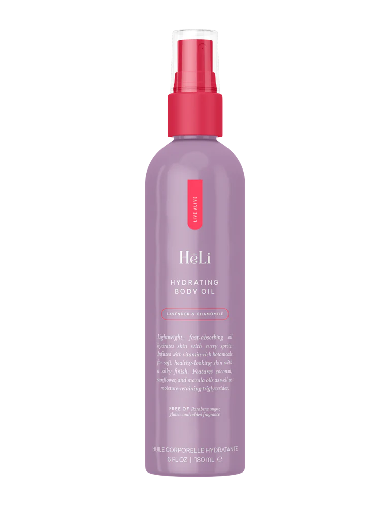 HēLi - Hydrating Body Oil - Lavender &amp; Chamomile