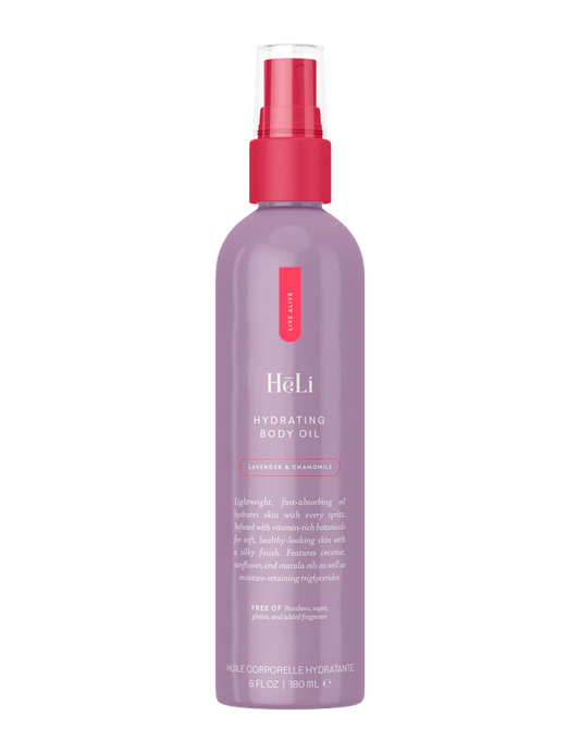 HēLi - Hydrating Body Oil - Lavender &amp; Chamomile