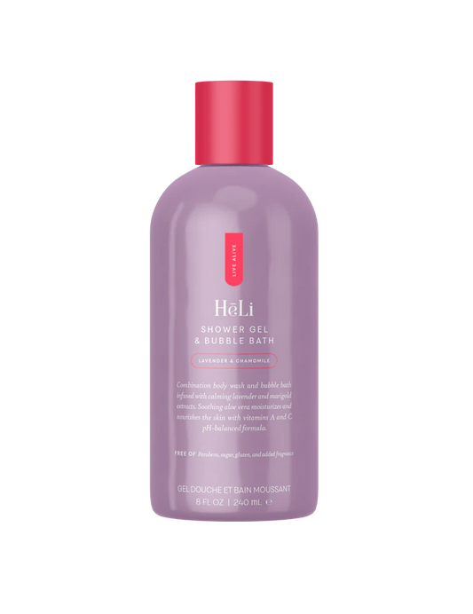 HēLi - Shower Gel &amp; Bubble Bath - Lavender &amp; Chamomile