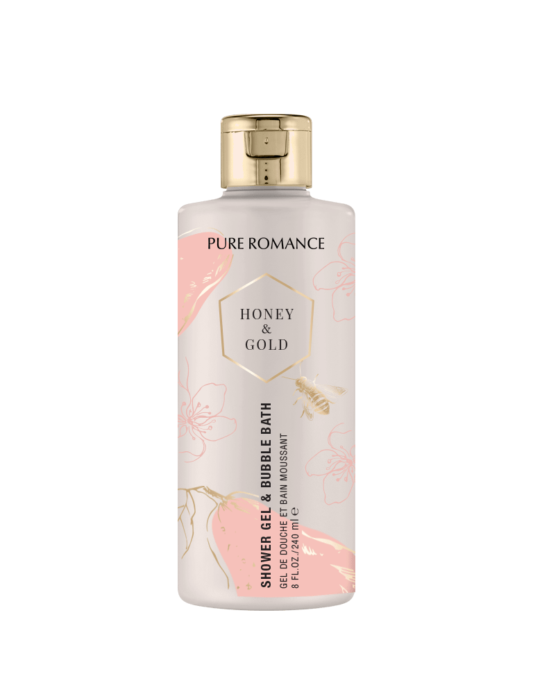 Shower Gel &amp; Bubble Bath - Honey &amp; Gold